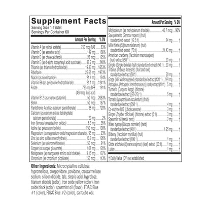 Swisse Daily Multivitamin for Men 50 and Over | 39 Vitamins, Antioxidants and Minerals + Adaptogens | Energy & Immune Support | - PrimeBioHealth - canada supplements