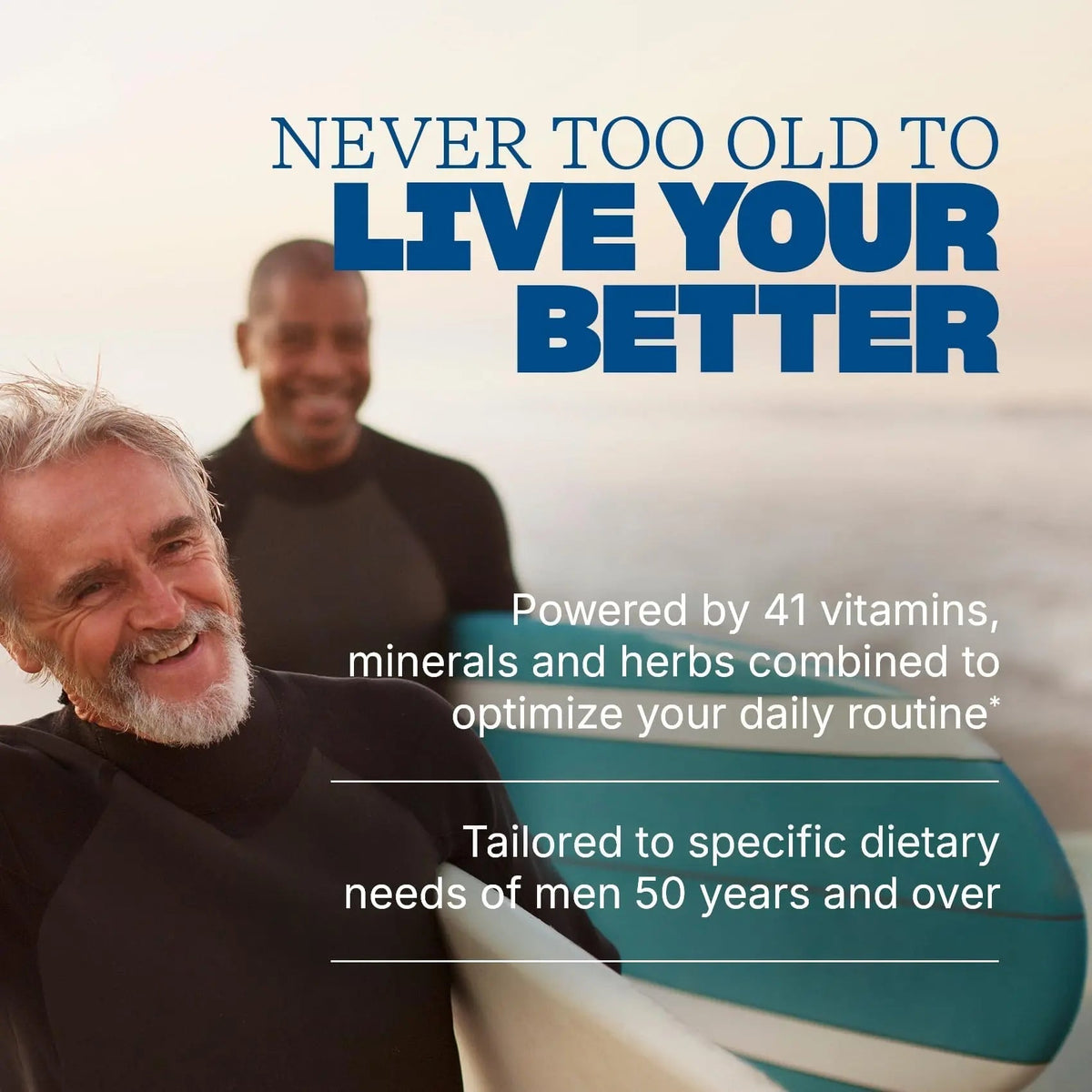 Swisse Daily Multivitamin for Men 50 and Over | 39 Vitamins, Antioxidants and Minerals + Adaptogens | Energy & Immune Support | - PrimeBioHealth - canada supplements