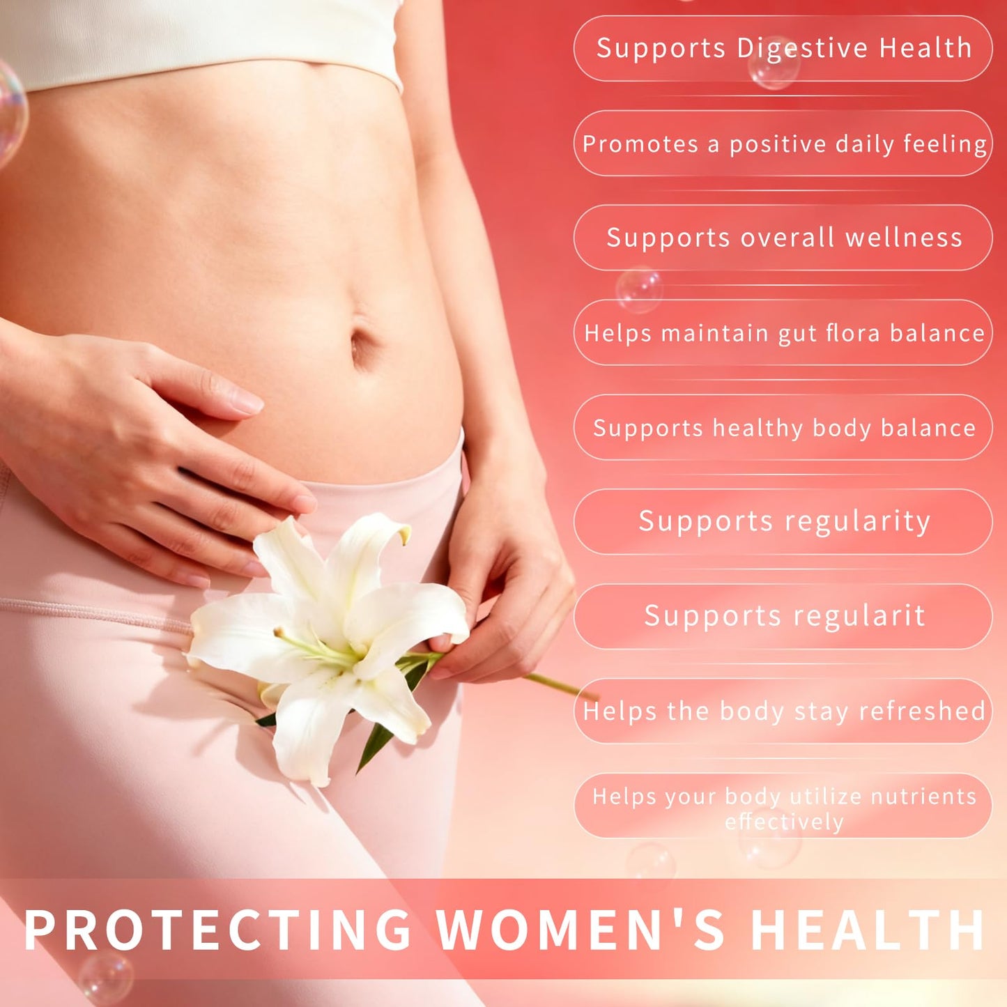 Taeci Vaginal Probiotic Gummies for Women – 5 Billion CFU with Prebiotic & Cranberry Extract – Supports pH Balance, Healthy Odor & Gut Health - PrimeBioHealth - canada supplements
