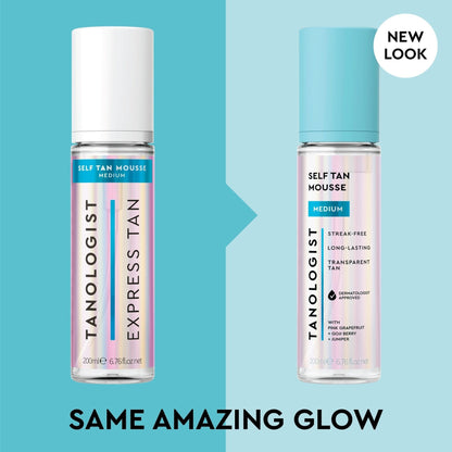 Tanologist Medium Self Tan Mousse, Self-Tanning Mousse, Streak-Free, Natural Glow, No Fake Tan Smell Or Orange Tone, Long Lasting - PrimeBioHealth - canada supplements