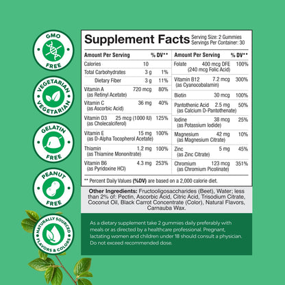 Teen Multivitamin Gummies 12-17 - Teen Boys & Girls Gummy Vitamins for Better Skin, Immune Strength, Mood & Energy Support - Teenage Girl & Boy Supplements - PrimeBioHealth - canada supplements