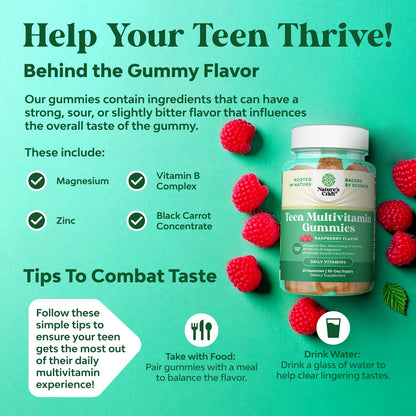 Teen Multivitamin Gummies 12-17 - Teen Boys & Girls Gummy Vitamins for Better Skin, Immune Strength, Mood & Energy Support - Teenage Girl & Boy Supplements - PrimeBioHealth - canada supplements