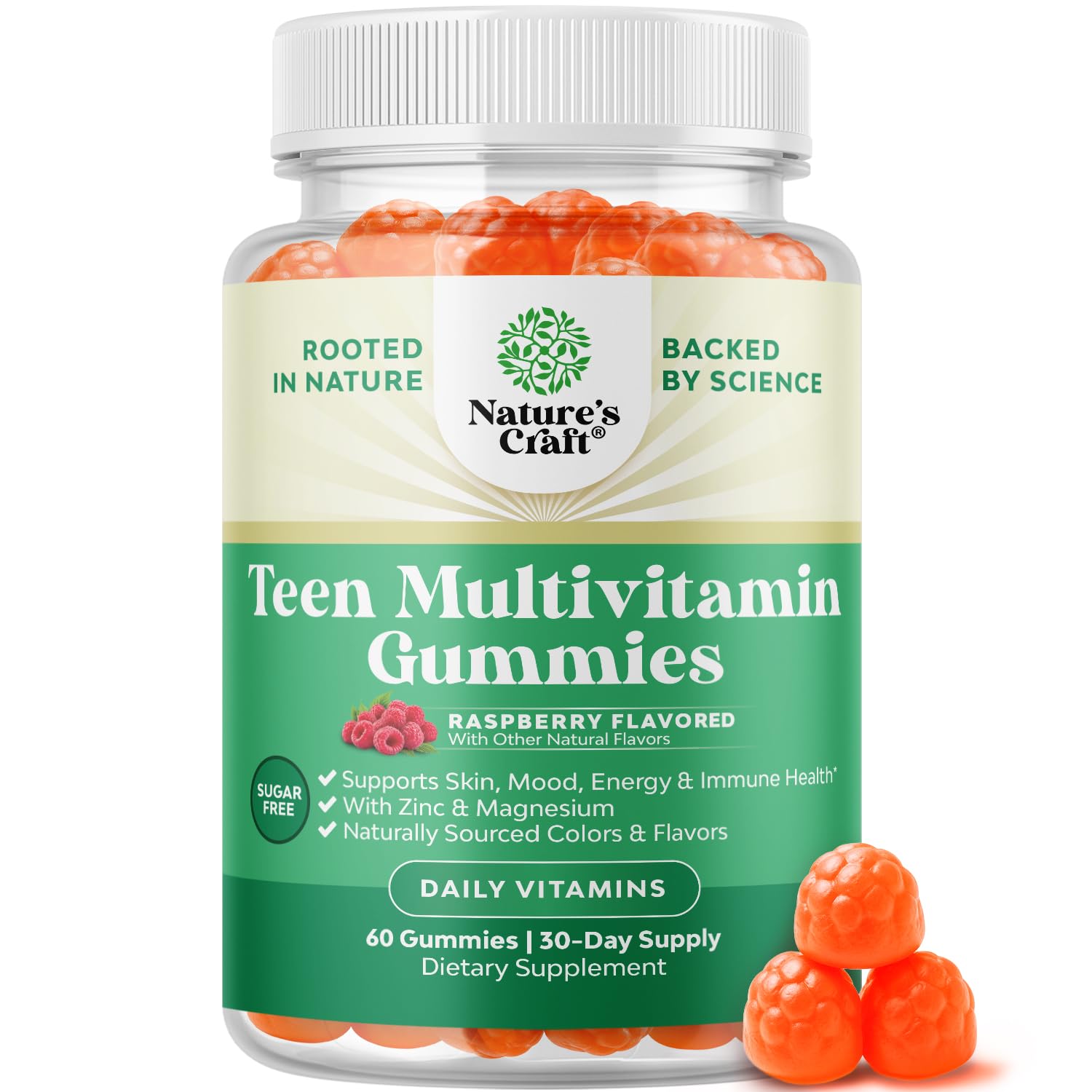 Teen Multivitamin Gummies 12-17 - Teen Boys & Girls Gummy Vitamins for Better Skin, Immune Strength, Mood & Energy Support - Teenage Girl & Boy Supplements - PrimeBioHealth - canada supplements
