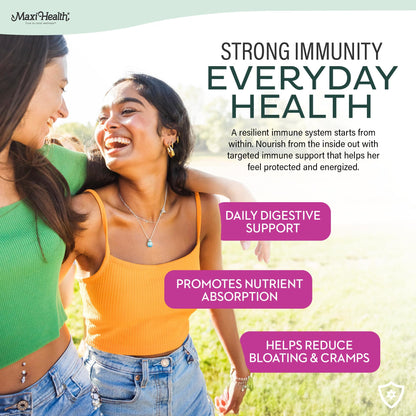 Teen Vitamins for Girls 12-17 - Teen Multivitamin Supreme with D3, Iron, Calcium, Biotin, Digestive Enzymes – Teenager Girl Multi Vitamins for Energy, - PrimeBioHealth - canada supplements