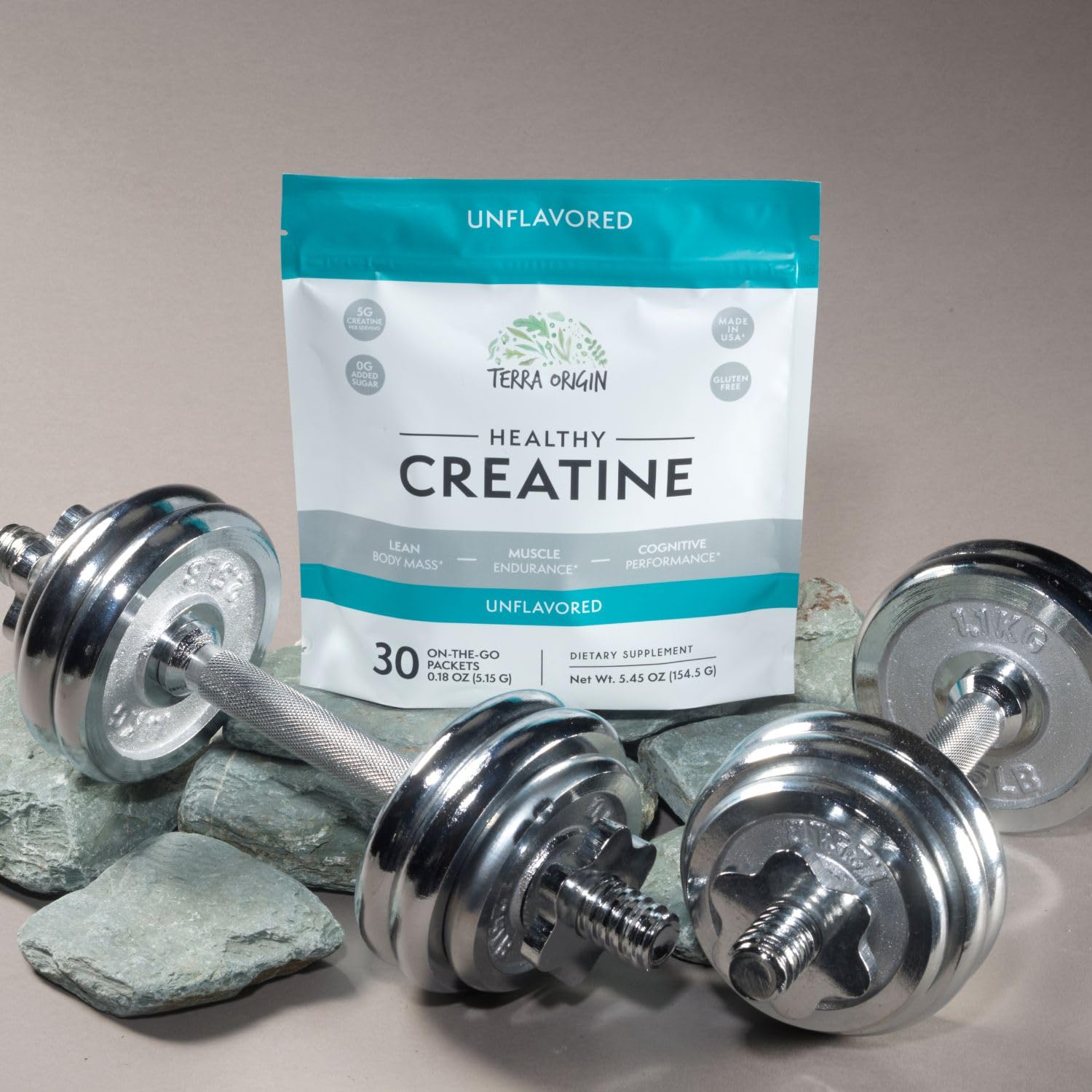 TERRA ORIGIN Healthy Creatine Micronized Monohydrate Powder | 30 Stick Packs | Support for Muscle and Cognitive Performance* | Supplement for Women and Men - PrimeBioHealth - canada supplements