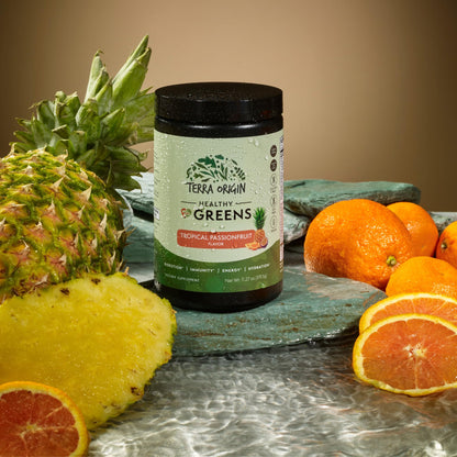 TERRA ORIGIN Healthy Greens Powder Supplement | Superfood Digestive Enzyme & Probiotic Blends | Immune, Gut, and Digestive Support for Women - PrimeBioHealth - canada supplements