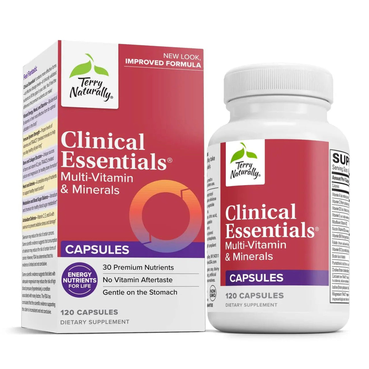 Terry Naturally Clinical Essentials - Supplement to Aid Bone, Cardiovascular & Immune Health - Supplement with Chelated Minerals - PrimeBioHealth - canada supplements