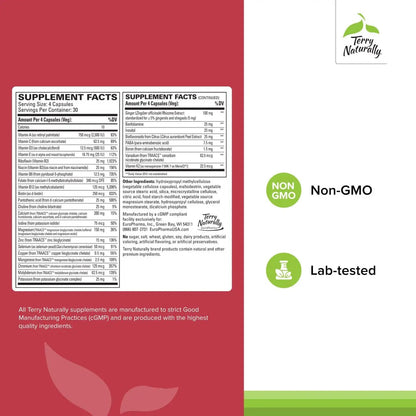 Terry Naturally Clinical Essentials - Supplement to Aid Bone, Cardiovascular & Immune Health - Supplement with Chelated Minerals - PrimeBioHealth - canada supplements