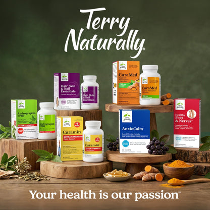 Terry Naturally CuraMed 750 mg - Antioxidant Supplement for Brain & Heart Health Support - Supplement with High-Potency Curcumin Complex - Kidney, Liver - PrimeBioHealth - canada supplements