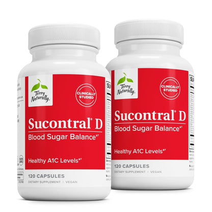 Terry Naturally Sucontral D - B-Complex & Folate Supplement - Carbohydrate Metabolism Support - Vitamin & Mineral Supplement with Zinc & Chromium - PrimeBioHealth - canada supplements