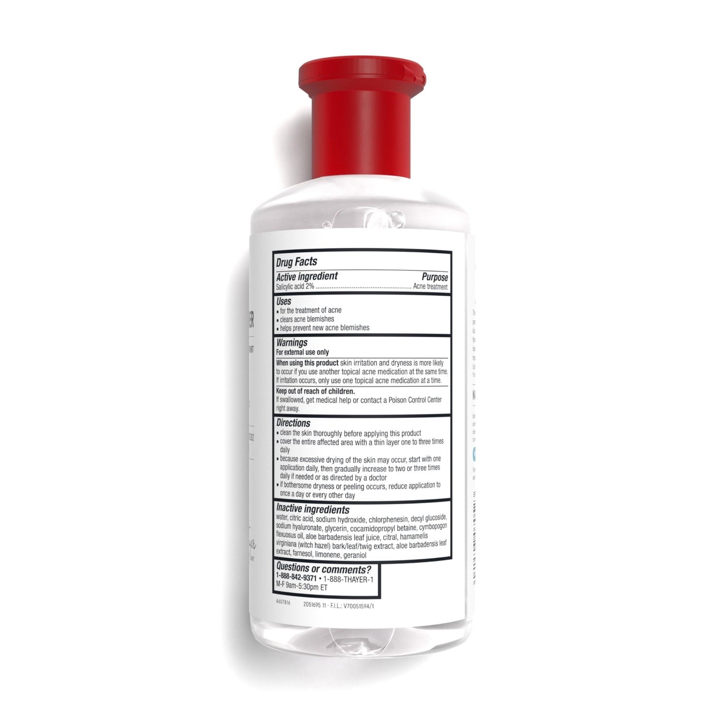 Thayers Blemish Clearing Salicylic Acid Toner, Acne Treatment Face Toner with 2% Salicylic Acid - PrimeBioHealth - canada supplements
