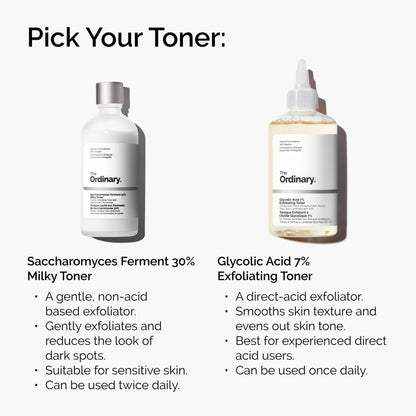 The Ordinary Saccharomyces Ferment 30% Milky Toner, Exfoliating and Hydrating Toner for Smoother, Brighter Skin, 3.4 Fl Oz - PrimeBioHealth - canada supplements