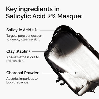 The Ordinary Salicylic Acid 2% Masque, Clarifying Charcoal & Clay Mask for Blemish-Prone Skin, 1.7 Fl Oz - PrimeBioHealth - canada supplements