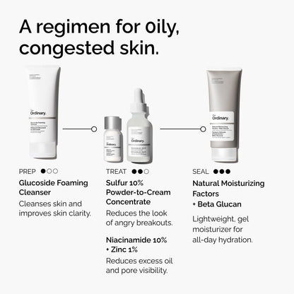 The Ordinary Sulfur 10% Powder-to-Cream Acne Spot Treatment Concentrate, Reduces Pimple Size and Zit Redness, 0.18 Oz - PrimeBioHealth - canada supplements