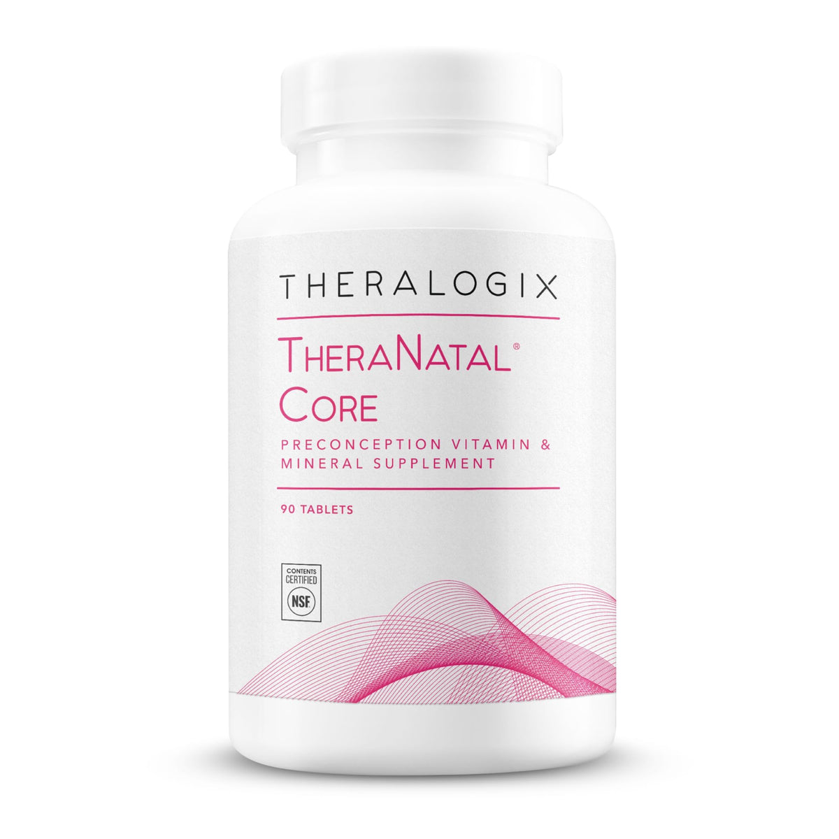 Theralogix TheraNatal Core Preconception Vitamin Supplement - 90-Day Supply - Prenatal Vitamins & Fertility Supplement for Women with Folate, Vitamin D3 - PrimeBioHealth - canada supplements