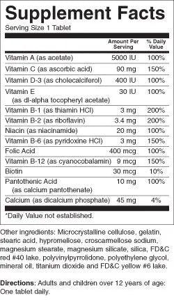 Therems Multiple Vitamin 130 Tabs - PrimeBioHealth - canada supplements