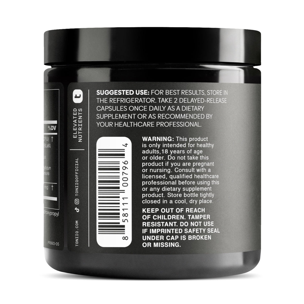 Toniiq 200 Billion CFU Probiotic Supplement 30 Verified Third-Party Tested Strains - Fully Shelf-Stable Probiotics Formula - PrimeBioHealth - canada supplements
