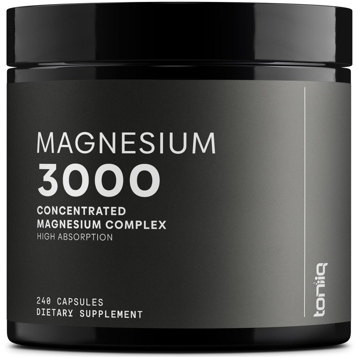 Toniiq 3,000mg Ultra High Strength Magnesium Glycinate - 20% Purified to Contain 600mg of Elemental Magnesium - Chelated and Bioavailable Magnesium - PrimeBioHealth - canada supplements