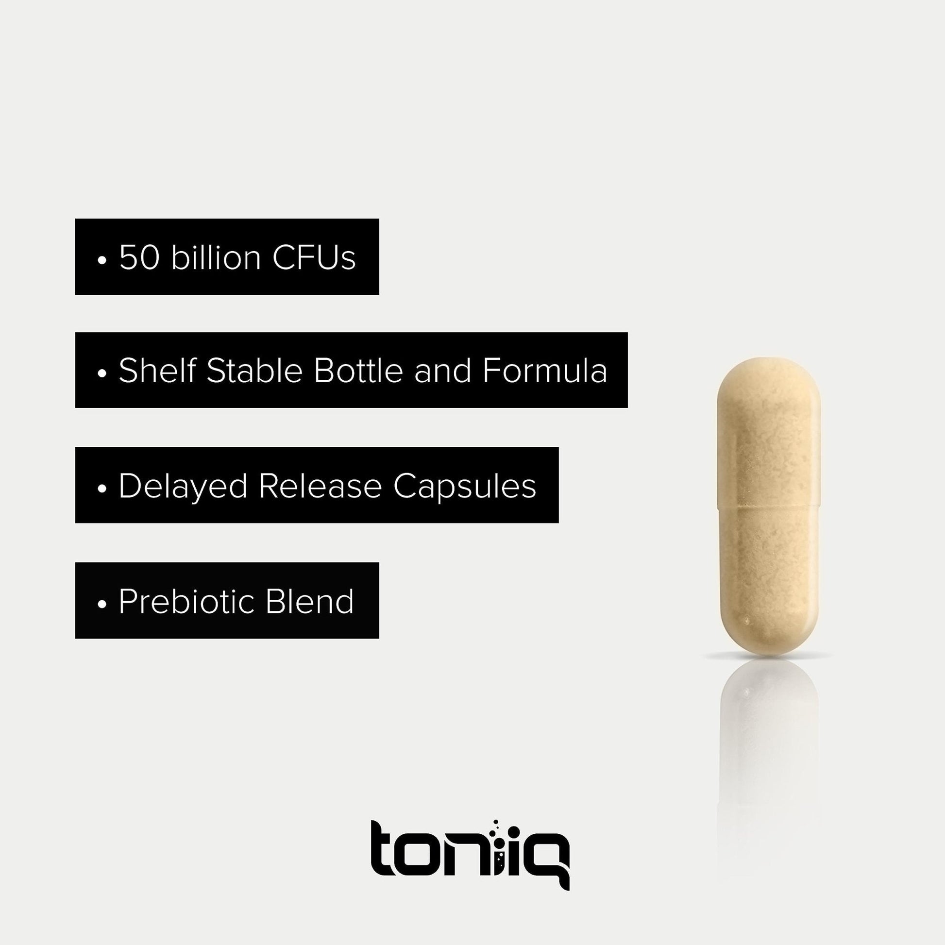 Toniiq 50 Billion CFU Lactobacillus Reuteri Probiotic 50mg per Serving - L Reuteri Probiotics - Highest CFU Count Lactobacillus Reuteri Probiotic - 60 Vegetarian Capsules - 60 Servings - PrimeBioHealth - canada supplements