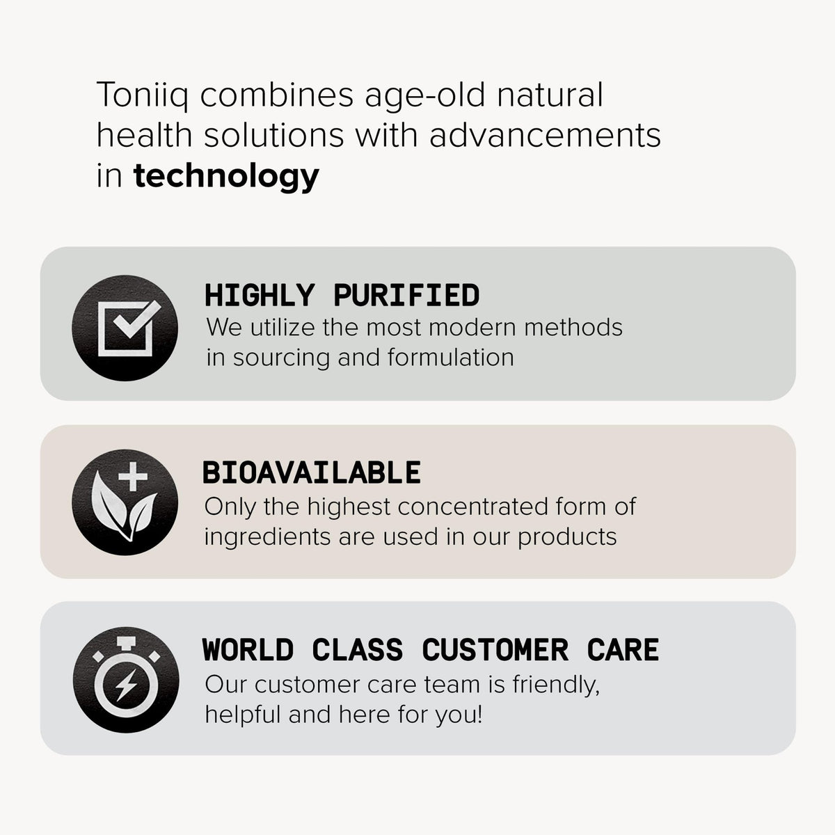 Toniiq Ultra High Strength Glutathione Capsules - 1000mg Concentrated Formula - 98%+ Highly Purified and Bioavailable - Non-GMO Fermentation - PrimeBioHealth - canada supplements