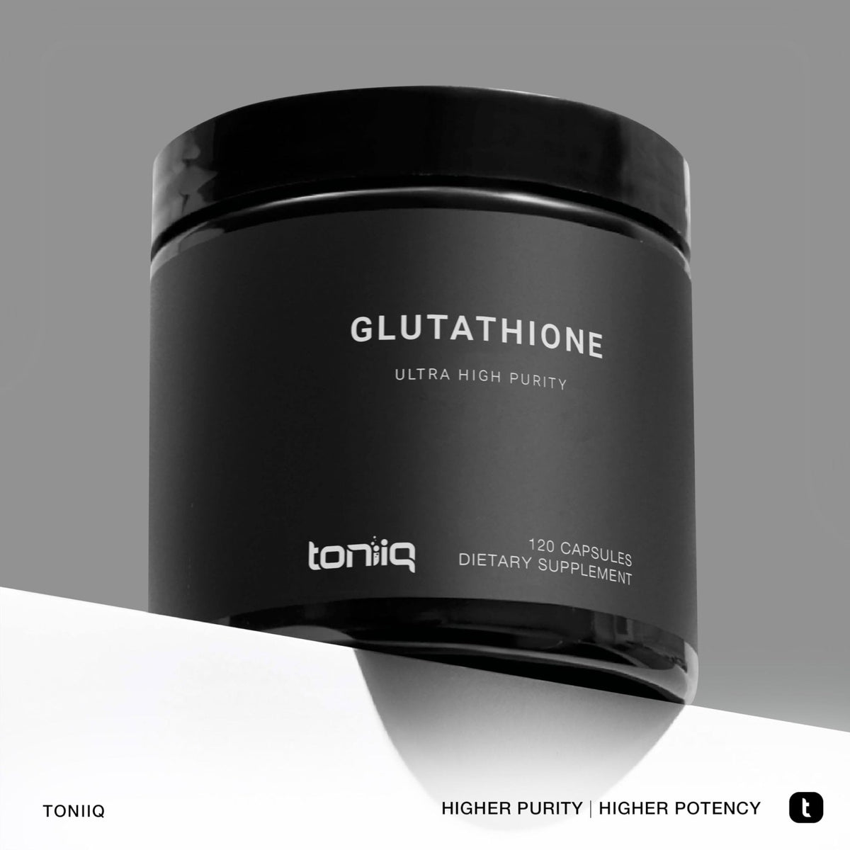 Toniiq Ultra High Strength Glutathione Capsules - 1000mg Concentrated Formula - 98%+ Highly Purified and Bioavailable - Non-GMO Fermentation - PrimeBioHealth - canada supplements