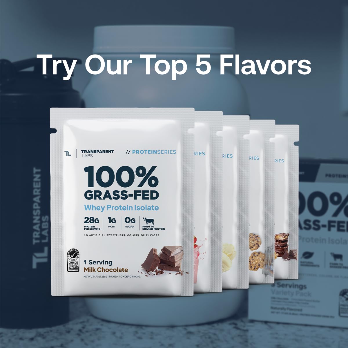 Transparent Labs Grass-Fed Whey Protein Isolate - Natural Flavor, Gluten Free Whey Protein Powder w/ 28g of Protein per Serving - PrimeBioHealth - canada supplements