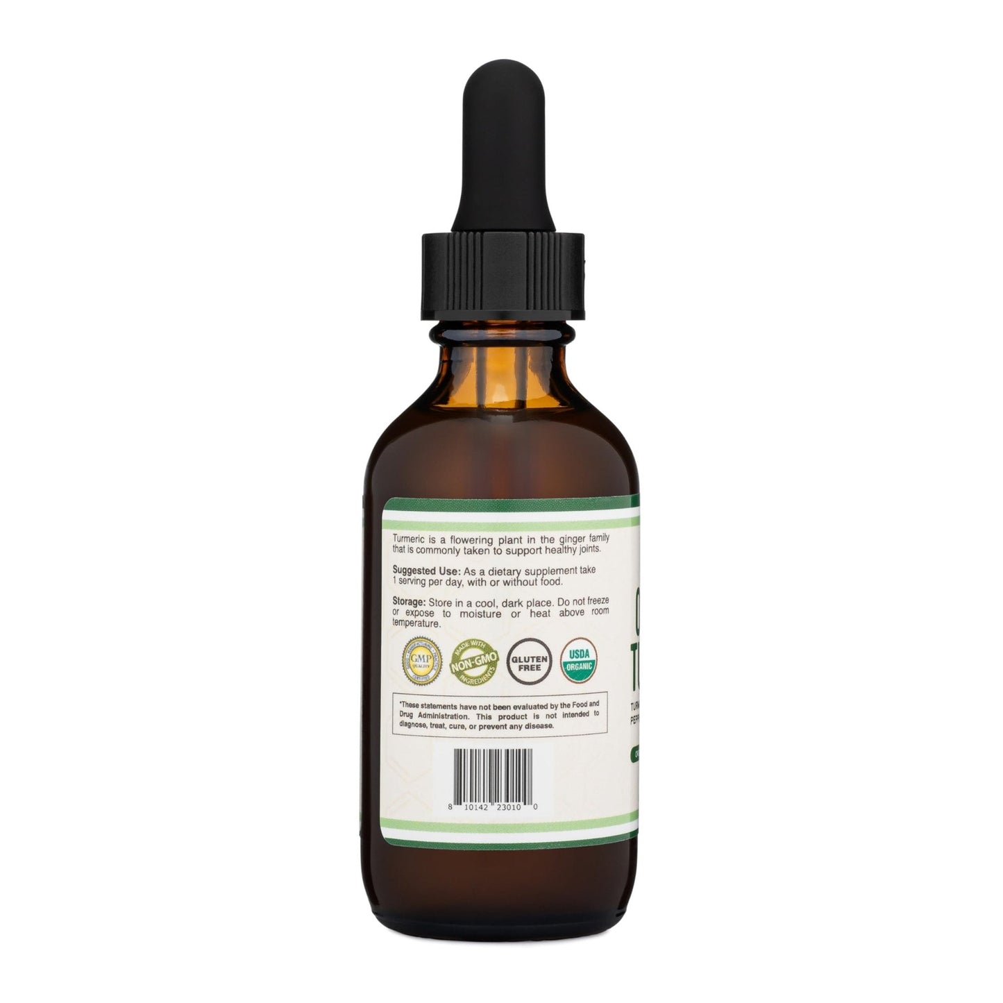 Turmeric Curcumin with Black Pepper Drops - Organic Turmeric Supplement Drops 1,180mg - 2FL OZ, 60 Servings (with Black Pepper Seed, Ginger, Rosemary, and Sage) - PrimeBioHealth - canada supplements