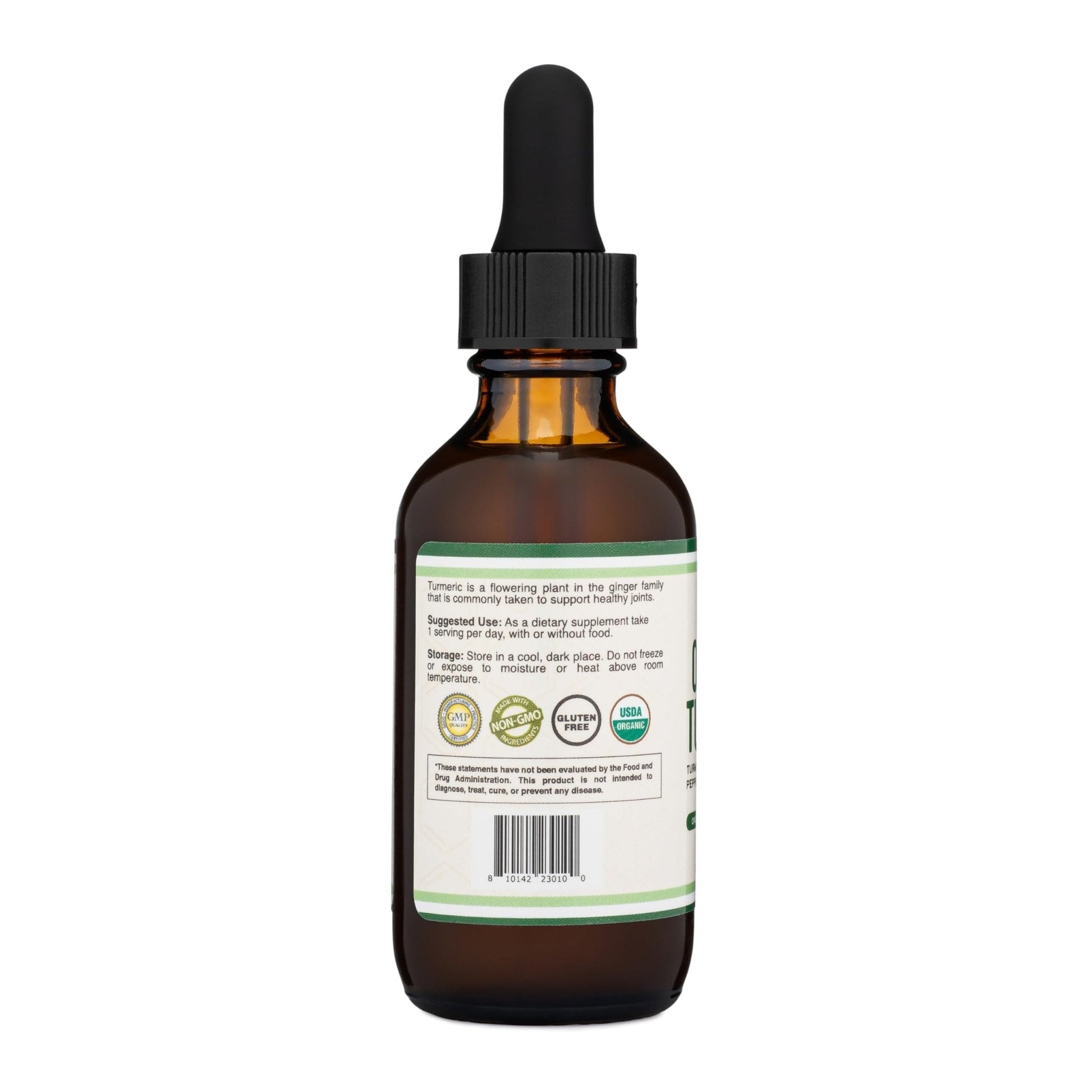 Turmeric Curcumin with Black Pepper Drops - Organic Turmeric Supplement Drops 1,180mg - 2FL OZ, 60 Servings (with Black Pepper Seed, Ginger, Rosemary, and Sage) - PrimeBioHealth - canada supplements