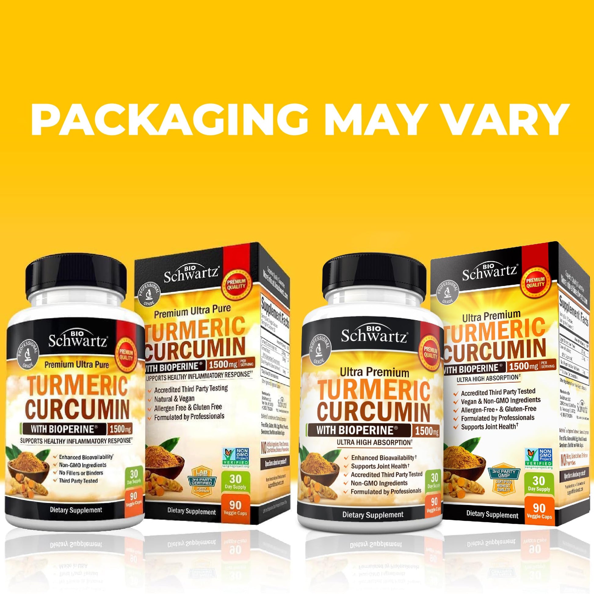 Turmeric Curcumin with Black Pepper Extract 1500mg - High Absorption Ultra Potent Turmeric Supplement with 95% Curcuminoids and BioPerine - PrimeBioHealth - canada supplements