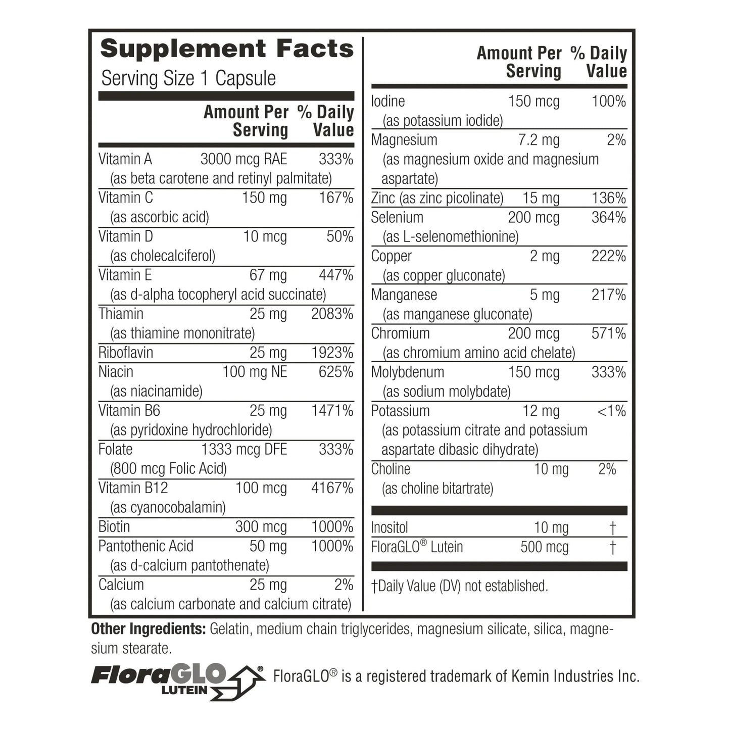 Twinlab Daily One Caps Without Iron - Nutritional Supplement with Zinc, B Vitamins, Magnesium, and More - 180 Capsules - PrimeBioHealth - canada supplements