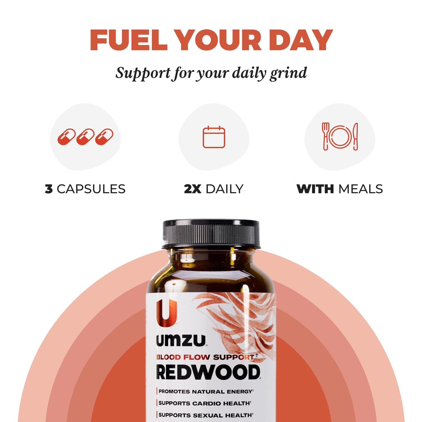 UMZU Redwood Nitric Oxide Booster, (30 Day Supply) – Vitamin C, Garlic & Horse Chestnut – Healthy Circulation & Endurance – Daily Cardiovascular Support Nitric Oxide - PrimeBioHealth - canada supplements