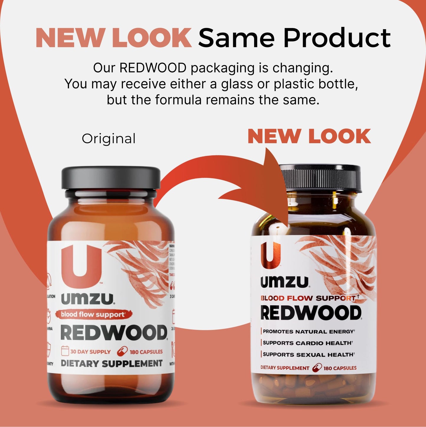 UMZU Redwood Nitric Oxide Booster, (30 Day Supply) – Vitamin C, Garlic & Horse Chestnut – Healthy Circulation & Endurance – Daily Cardiovascular Support Nitric Oxide - PrimeBioHealth - canada supplements