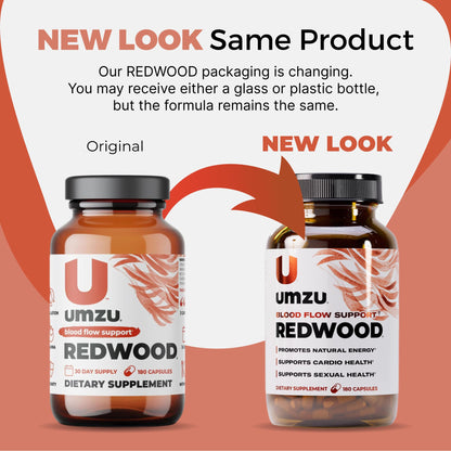 UMZU Redwood Nitric Oxide Booster, (30 Day Supply) – Vitamin C, Garlic & Horse Chestnut – Healthy Circulation & Endurance – Daily Cardiovascular Support Nitric Oxide - PrimeBioHealth - canada supplements