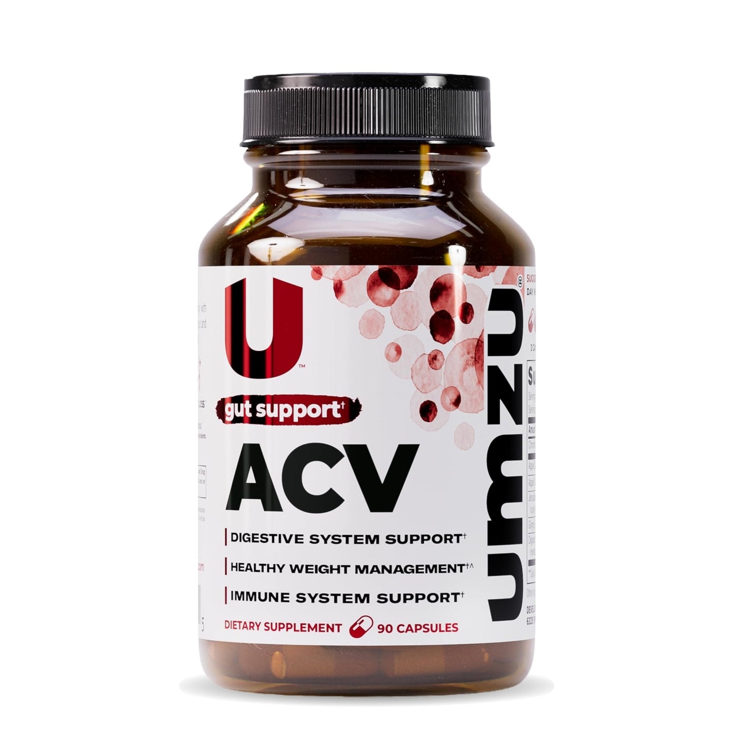 UMZU zuACV Apple Cider Vinegar + Prebiotics Supplement, (30 Day Supply) – ACV & Inulin Fiber Blend – Gut Health Support with ACV Capsules - PrimeBioHealth - canada supplements