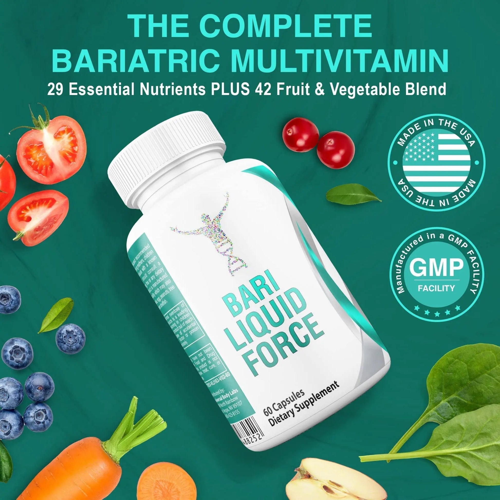Universal Body Labs Bariatric Liquid Force Vitamin 2-Pack - PrimeBioHealth - canada supplements