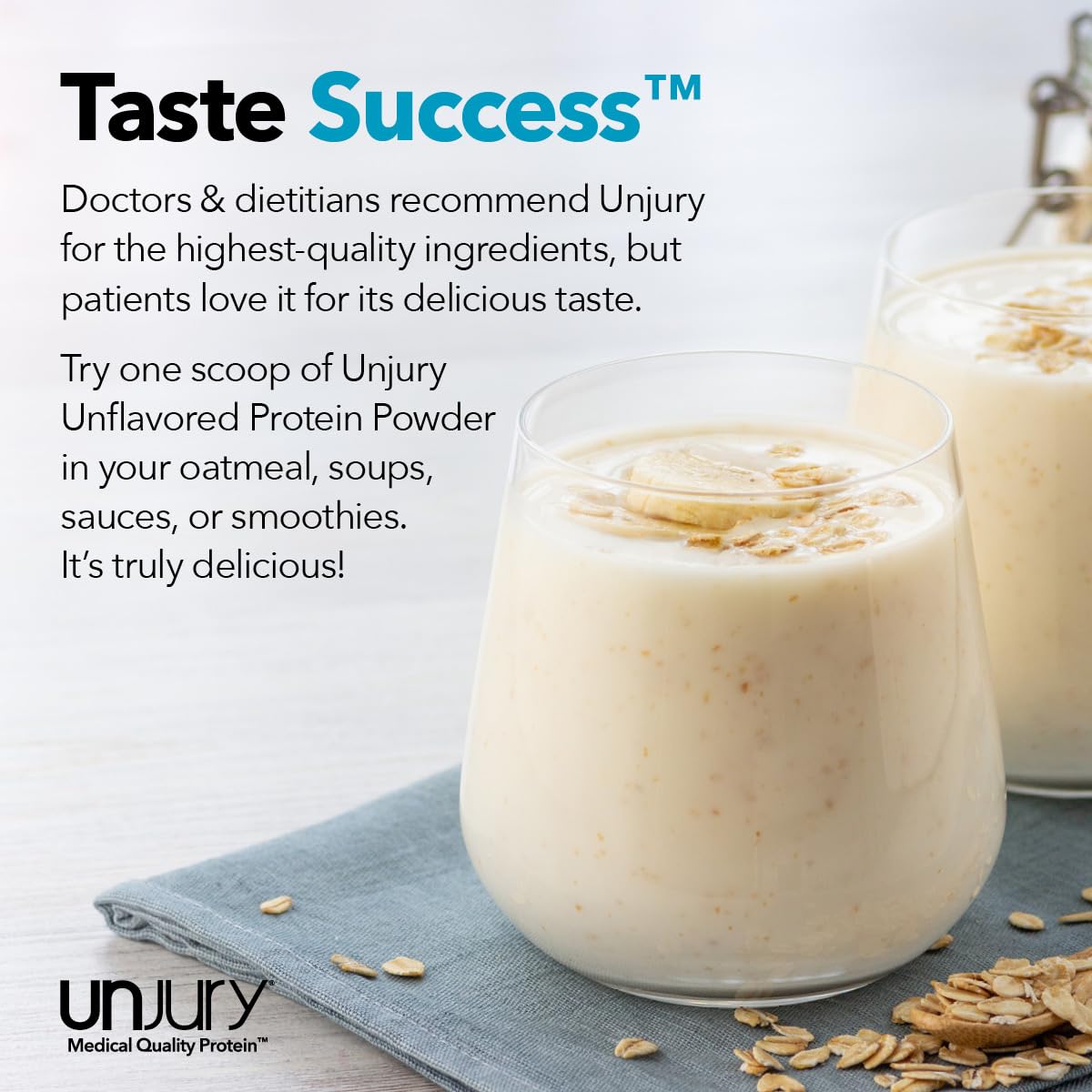 Unjury Unflavored Protein Powder | 21g 100% Whey Isolate Protein Powder | Unflavored Whey Protein Powder | Low Carb and Sugar Free Whey Protein Isolate | Gluten Free - PrimeBioHealth - canada supplements