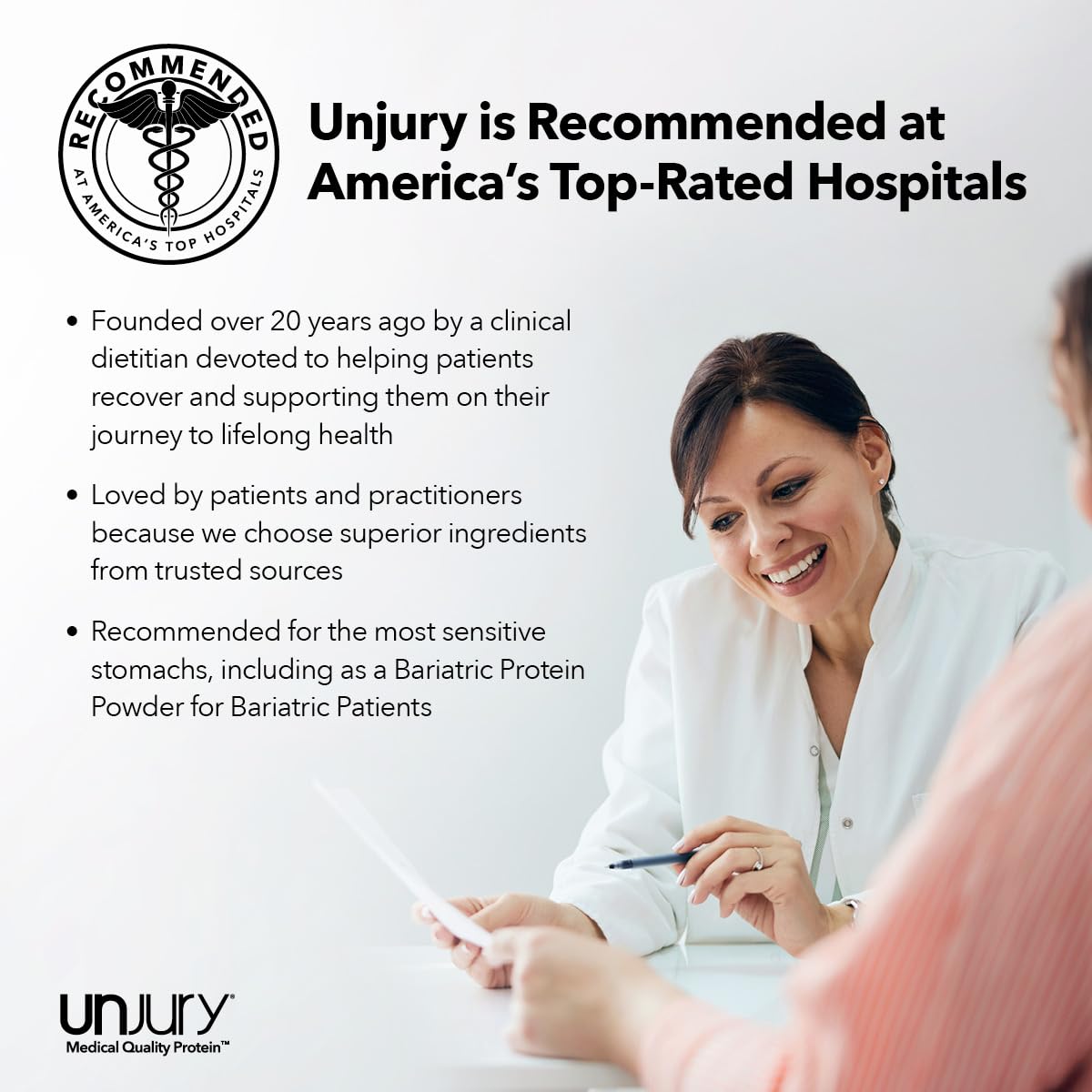 Unjury Unflavored Protein Powder | 21g 100% Whey Isolate Protein Powder | Unflavored Whey Protein Powder | Low Carb and Sugar Free Whey Protein Isolate | Gluten Free - PrimeBioHealth - canada supplements