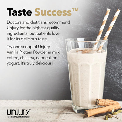 Unjury Whey Protein Powder | Vanilla | 21g 100% Whey Isolate Protein Powder | Low Carb and Lactose Free | Gluten Free | Certified Kosher | 15 Servings - PrimeBioHealth - canada supplements