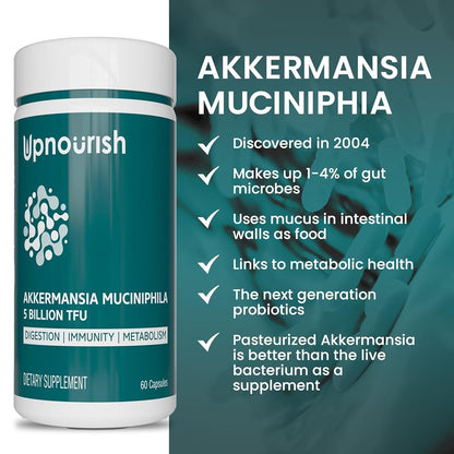UpNourish Probiotics - 200 Billion CFUs for Men and Women, 15 Clinically Studied Strains, Prebiotics & Enzymes - 60 Vegan Capsules - PrimeBioHealth - canada supplements
