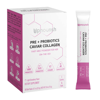 UpNourish Probiotics - 200 Billion CFUs for Men and Women, 15 Clinically Studied Strains, Prebiotics & Enzymes - 60 Vegan Capsules - PrimeBioHealth - canada supplements