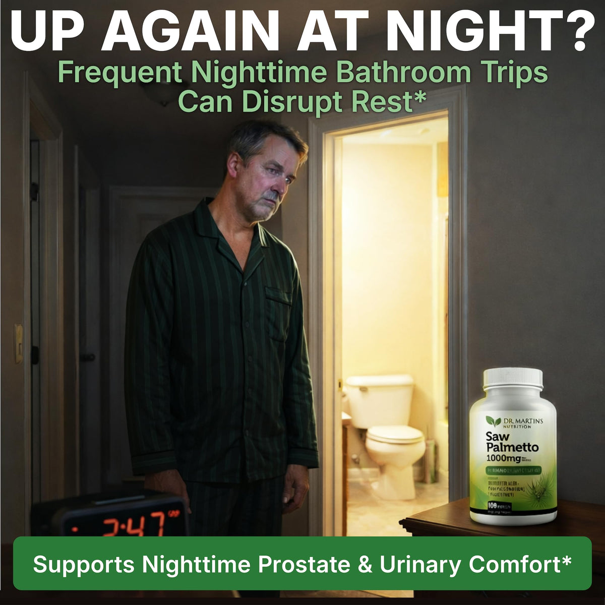 USA Grown Saw Palmetto | 180 Capsules Prostate Health Supplement | Hair Growth for Men & Women | Support to Help Maintain Normal Urination Frequency - PrimeBioHealth - canada supplements