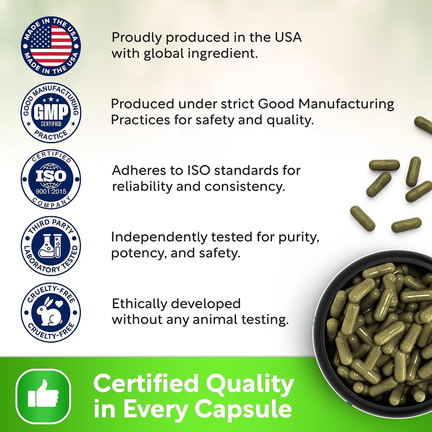 USDA Organic Spearmint Capsules | Digestive Support, 1200mg | 60-Day Supply - PrimeBioHealth - canada supplements