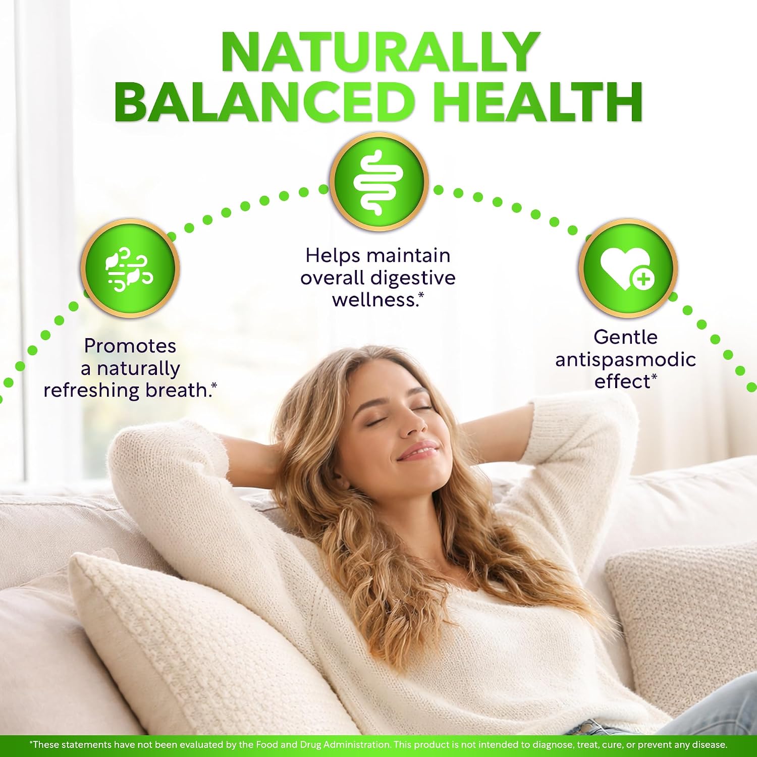USDA Organic Spearmint Capsules | Digestive Support, 1200mg | 60-Day Supply - PrimeBioHealth - canada supplements
