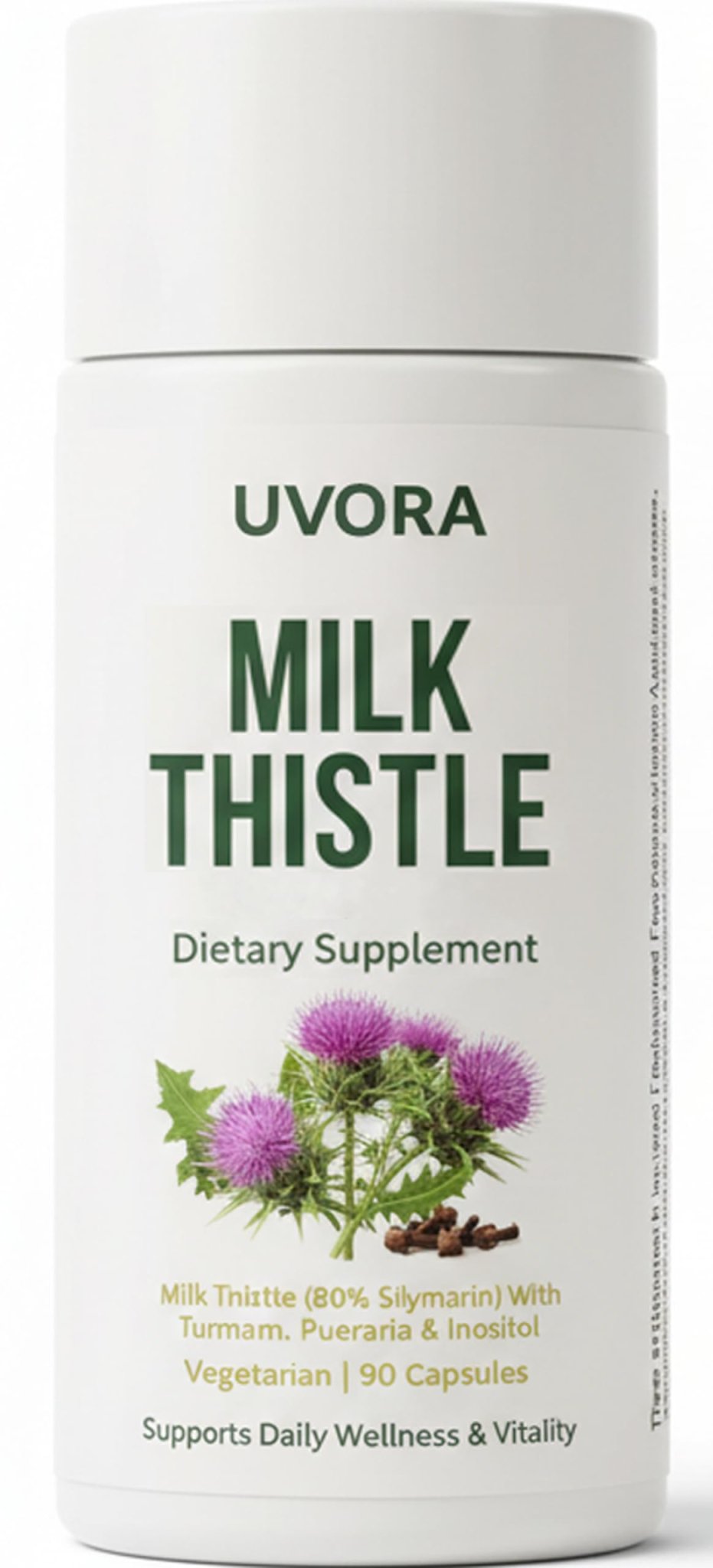 Uvora - Milk Thistle Extract,Uvora Premium Herbal Supplement with Milk Thistle Extract & Antioxidants – Supports Natural ification - PrimeBioHealth - canada supplements