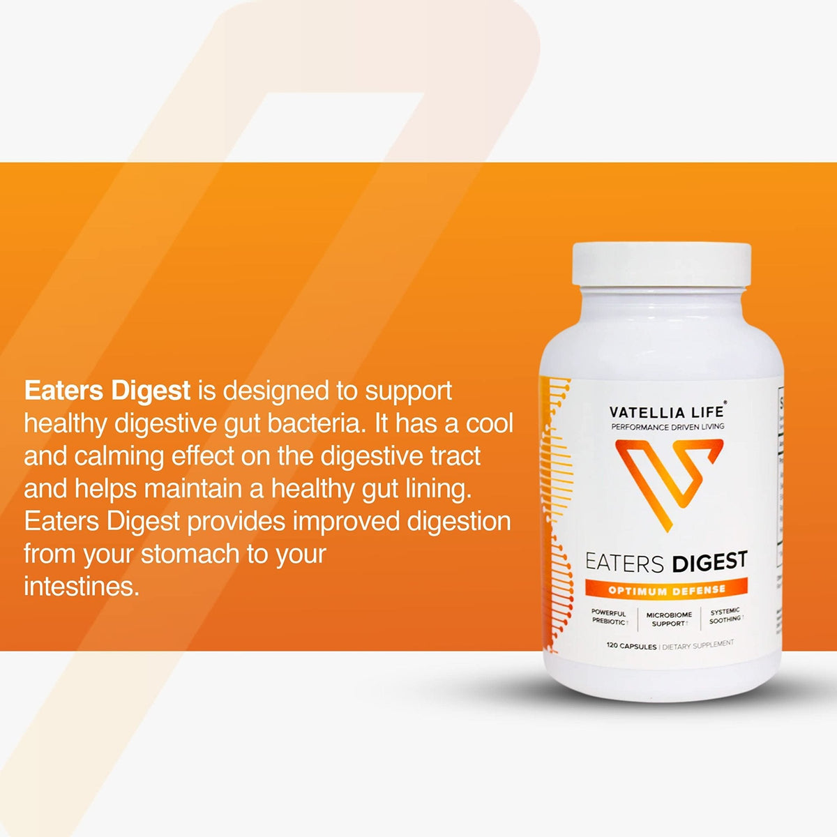Vatellia Life New from Eaters Digest | Prebiotic | Probiotic | Digestive Support | Gut Soothing | Healthy Gut Lining | Max Nutrient Absorption - PrimeBioHealth - canada supplements