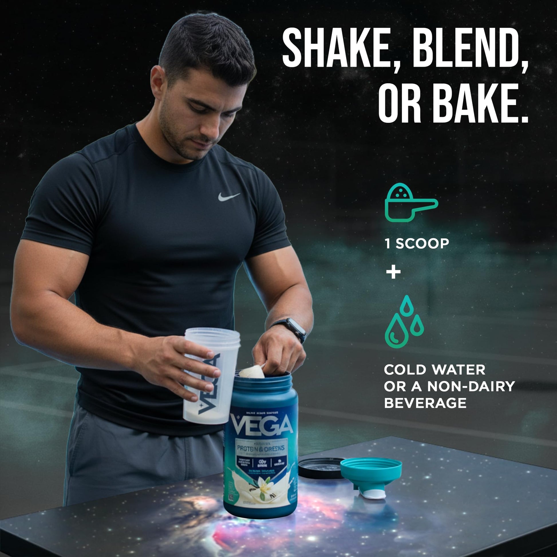 Vega Premium Protein + Supergreens, Creamy Vanilla – 20g Vegan Protein, Dairy & Gluten Free, 26.9 oz (25 Servings) - PrimeBioHealth - canada supplements