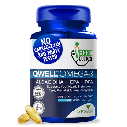 Vegan Omega 3 Supplement – Algae Omega 3 with DHA EPA DPA – Vegan Capsules from Algal – Fish Oil Alternative – Plant-Based Algae Oil Formula – Non-GMO - PrimeBioHealth - canada supplements