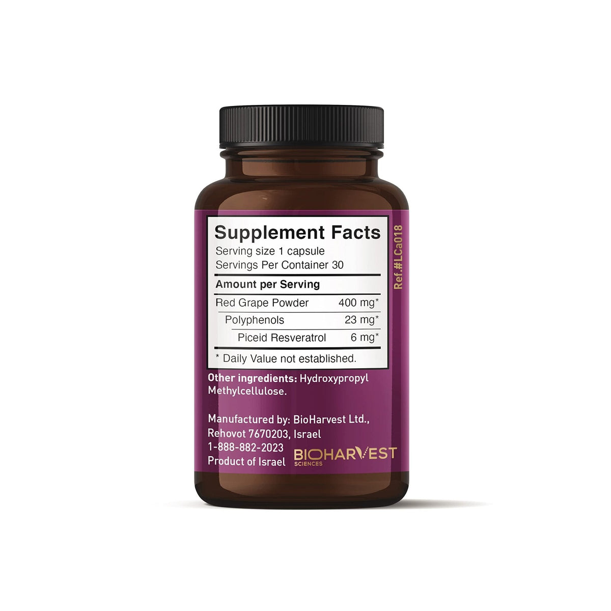 VINIA Piceid Resveratrol Supplement Capsules. Increases Blood Flow and Nitric Oxide. Blood Pressure and Heart Health Support - PrimeBioHealth - canada supplements