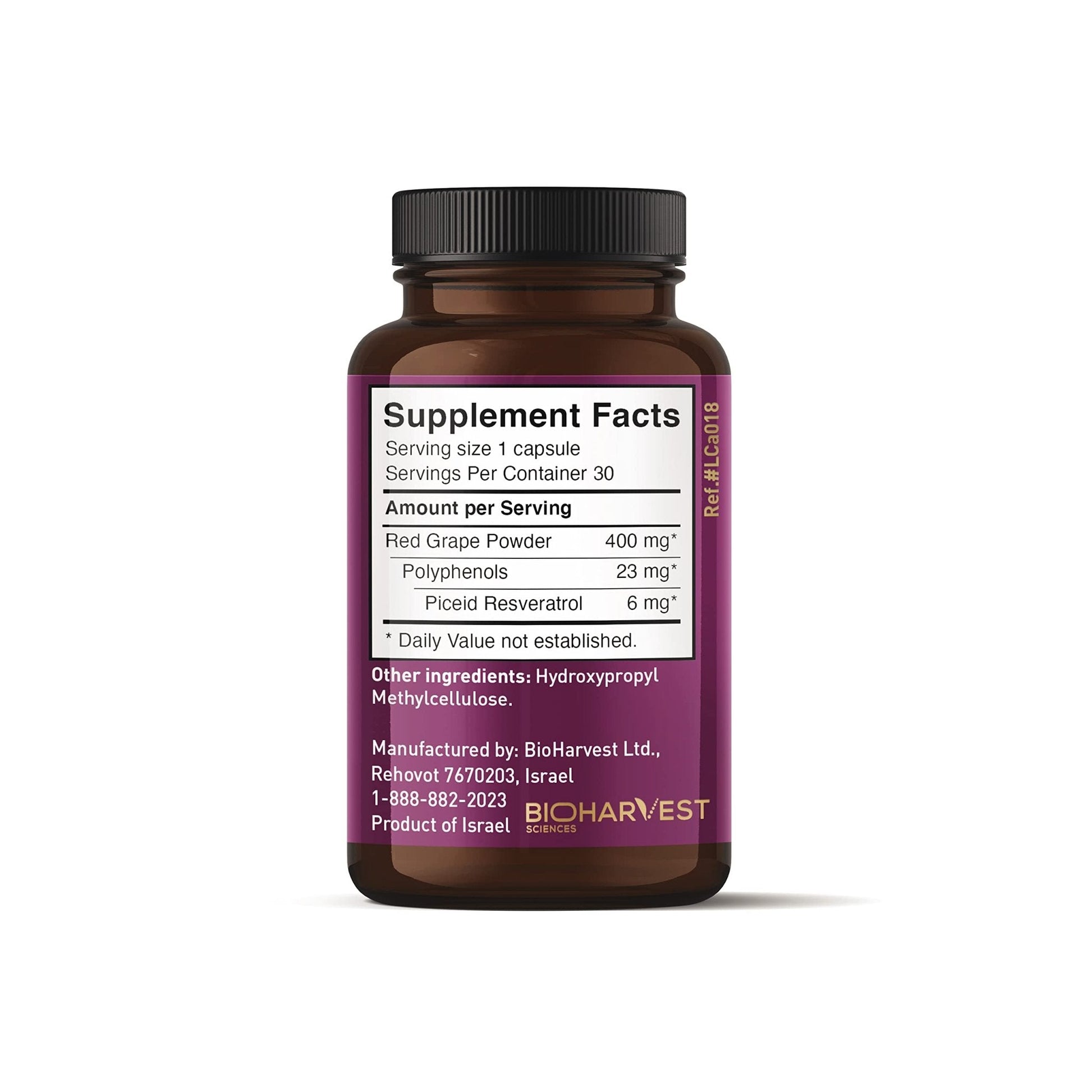 VINIA Piceid Resveratrol Supplement Capsules. Increases Blood Flow and Nitric Oxide. Blood Pressure and Heart Health Support - PrimeBioHealth - canada supplements