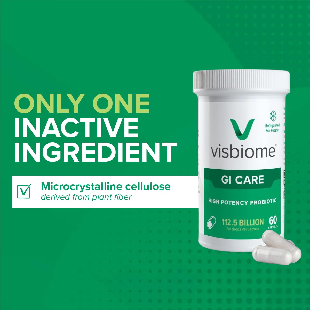 Visbiome® GI Care - High Potency Probiotic - 112.5 Billion CFU Live Probiotics, Original De Simone Formulation - PrimeBioHealth - canada supplements